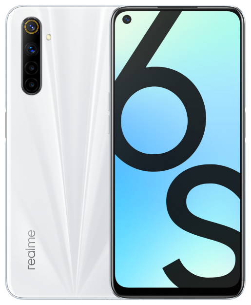 Смартфон realme 6s 6/128GB Белая луна