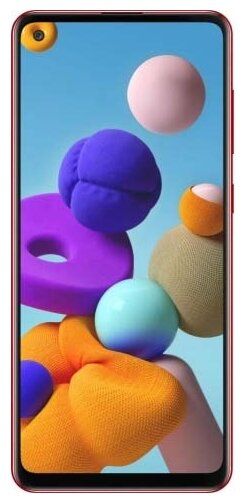 Смартфон Samsung Galaxy A21s 4/64GB Красный