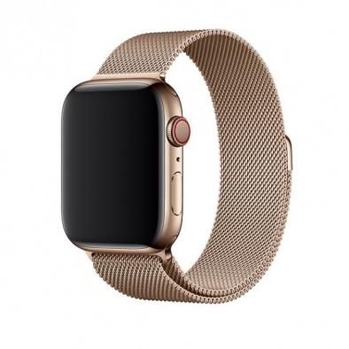Apple Watch Series 4 44 mm Stainless Steel Case with Milanese Loop (Золотой)