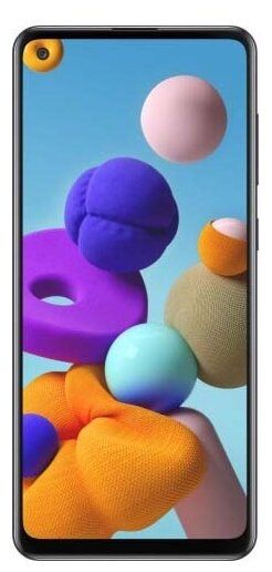 Смартфон Samsung Galaxy A21s 4/64GB Черный
