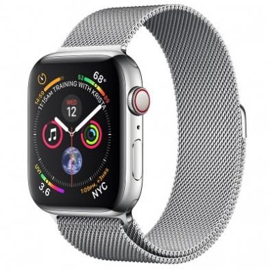 Apple Watch Series 4 44 mm Stainless Steel Case with Milanese Loop (Стальной)