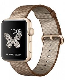 Apple Watch Series 2 42mm with Woven Nylon Coffee/Caramel