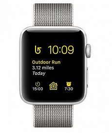 Apple Watch Series 2 42mm with Woven Nylon Pearl
