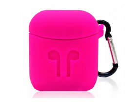 Чехол для AirPods Ярко-розовый