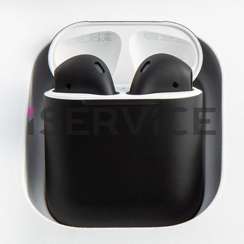Беспроводные наушники Apple AirPods 2 Black (2019) в зарядном футляре