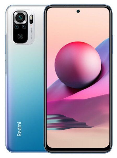 Смартфон Xiaomi Redmi Note 10S 6/64GB NFC RU, синий океан