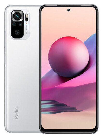 Смартфон Xiaomi Redmi Note 10S 6/64GB NFC RU, белоснежная галька