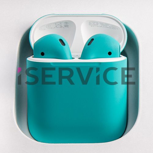 Беспроводные наушники Apple AirPods 2 Тиффани матовый (2019) в зарядном футляре