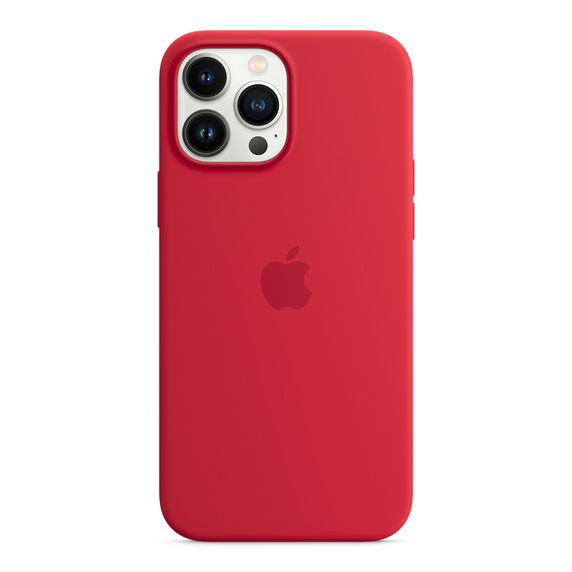 Силиконовый чехол MagSafe для iPhone 13 Pro Max, цвет (PRODUCT)RED