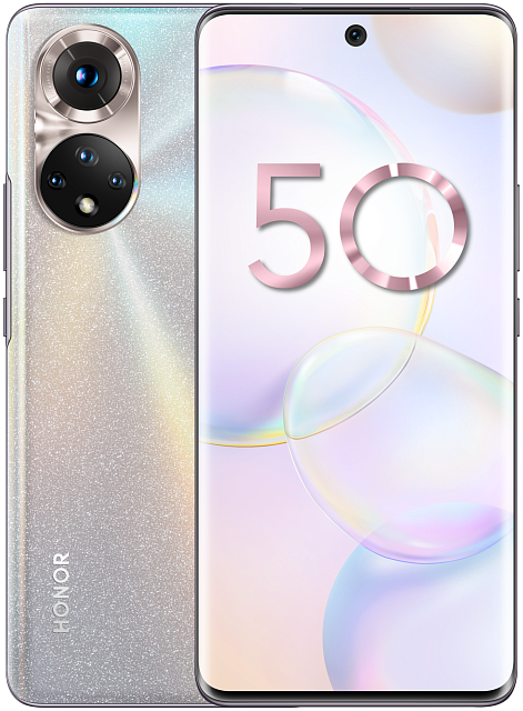 Смартфон HONOR 50 8/256 ГБ RU, мерцающий кристалл
