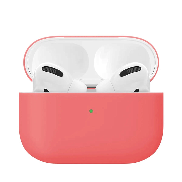 Чехол силиконовый vlp Soft Touch тонкий силикон для AirPods Pro коралловый