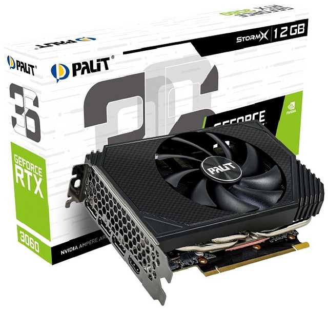 Видеокарта Palit GeForce RTX 3060 12G GDDR6 StormX OC