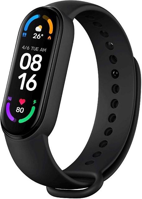 Фитнес-трекер XIAOMI Mi Band 6 XMSH15HM, 1.56", черный