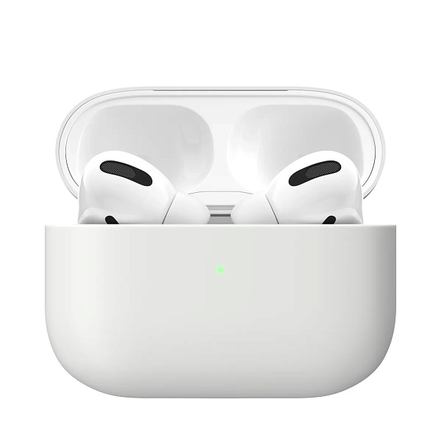 Чехол силиконовый vlp Soft Touch тонкий силикон для AirPods Pro белый