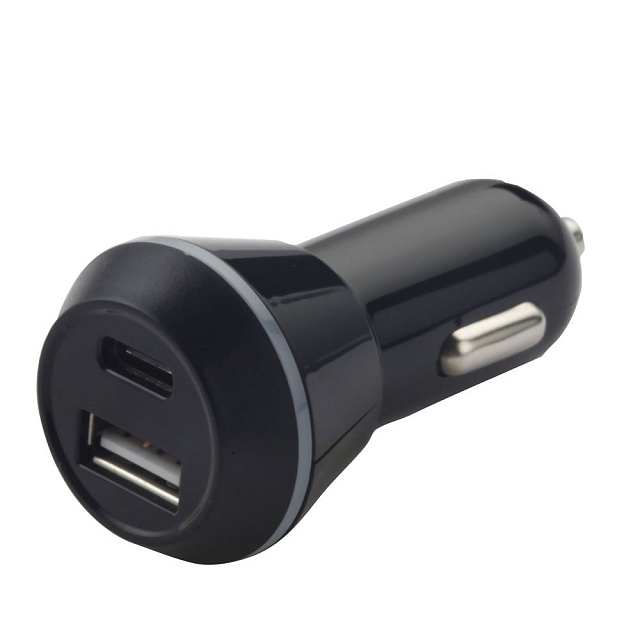 Автомобильное ЗУ USB + USB Type-C 4.8A