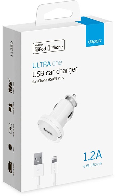 Автомобильное ЗУ Type-C + USB 20W