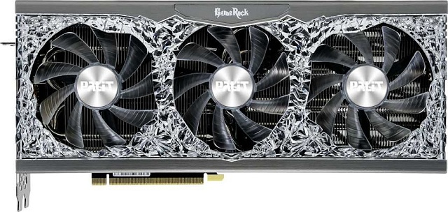 Видеокарта Palit RTX3080 GAMEROCK 10GB GDDR6X 320bit 3-DP HDMI V1