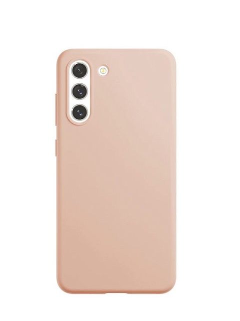 Чехол защитный vlp Silicone Case для Samsung Galaxy S21 FE светло-розовый