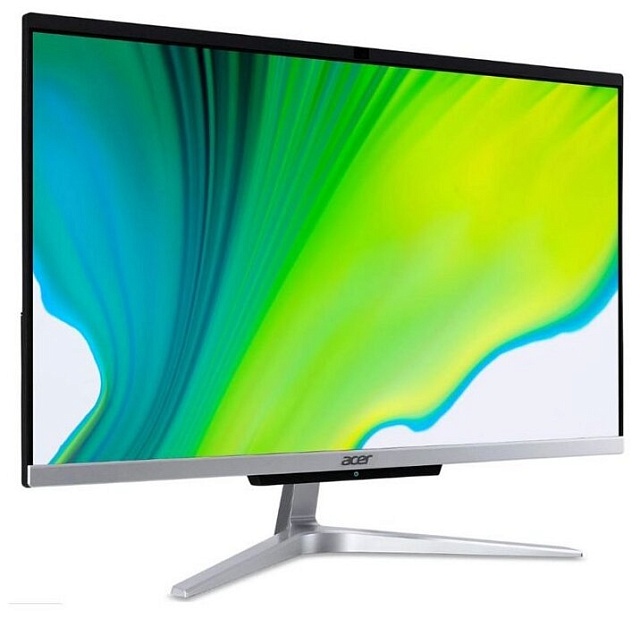 AIO Acer Aspire C22-420 21.5" Full HD Ryzen 3 3250U/4Gb/SSD256Gb/RGr/CR/W10/kb/m/silver 1920x1080