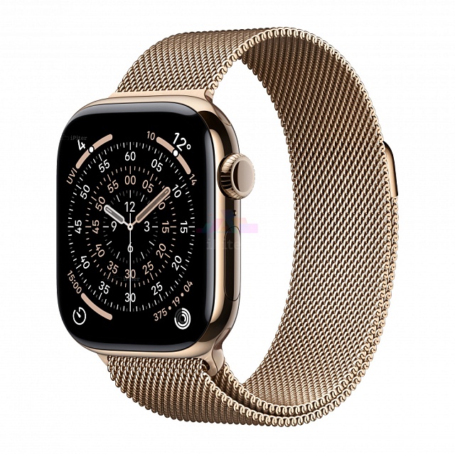 Apple Watch Series 11 46 мм Titanium «Gold» with Milanese Loop с функцией GPS + Cellular