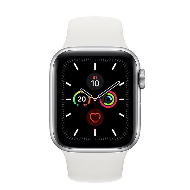 Часы Apple Watch Series 5 40 mm Silver Aluminum Case with Sport Band