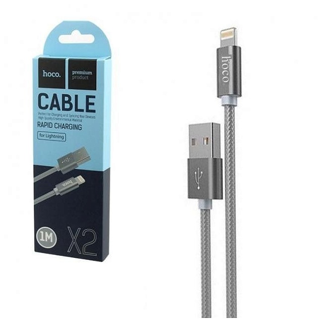 Кабель зарядный USB-Lightning hoco X2